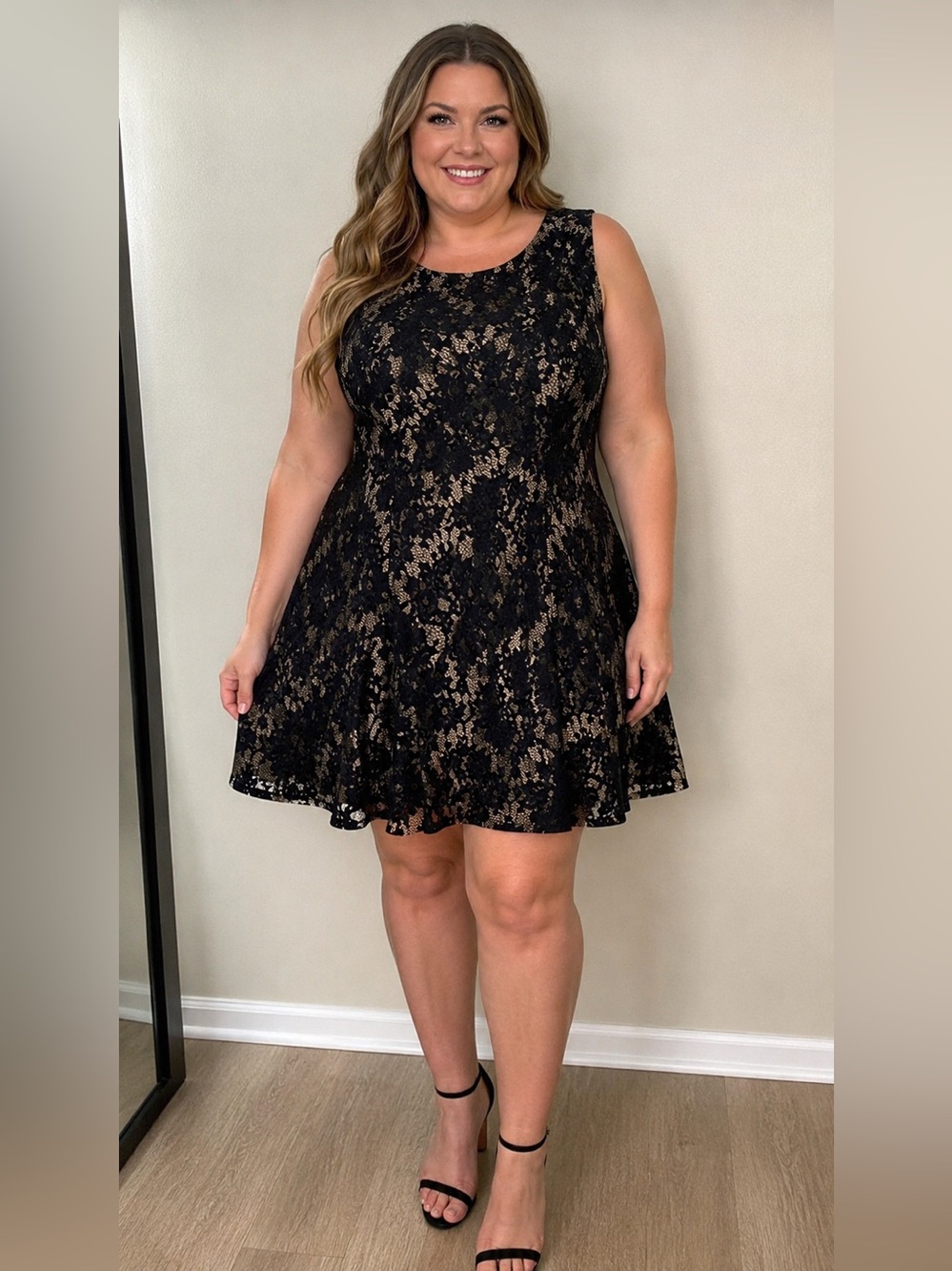 Apt. 9® Lace Fit & Flare Dress. Size 16